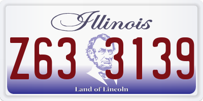 IL license plate Z633139
