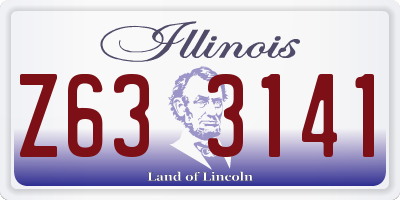 IL license plate Z633141