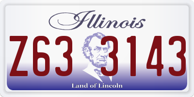 IL license plate Z633143