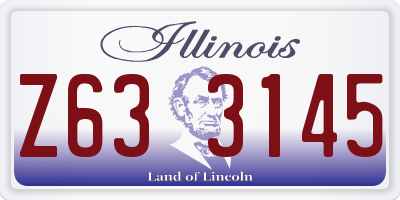 IL license plate Z633145
