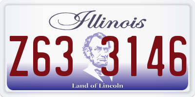 IL license plate Z633146