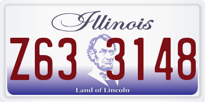 IL license plate Z633148