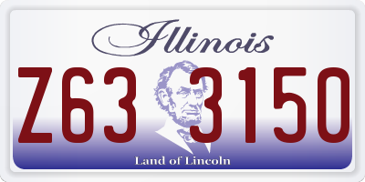 IL license plate Z633150