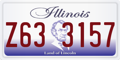 IL license plate Z633157