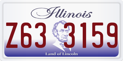 IL license plate Z633159
