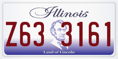 IL license plate Z633161