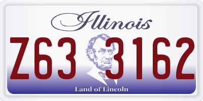 IL license plate Z633162