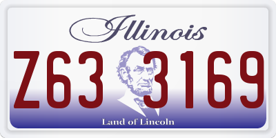 IL license plate Z633169