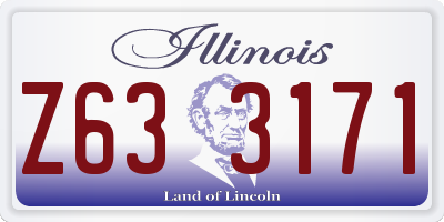 IL license plate Z633171