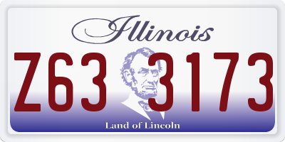 IL license plate Z633173