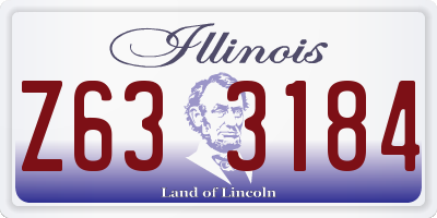 IL license plate Z633184