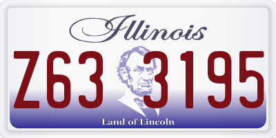 IL license plate Z633195