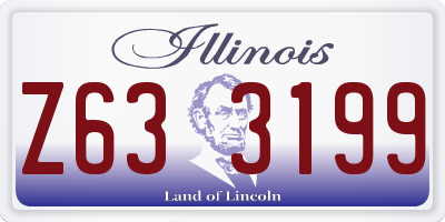 IL license plate Z633199