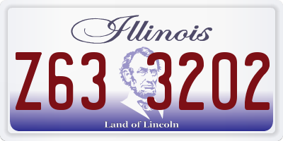 IL license plate Z633202