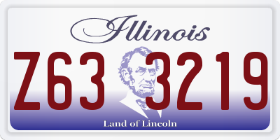 IL license plate Z633219