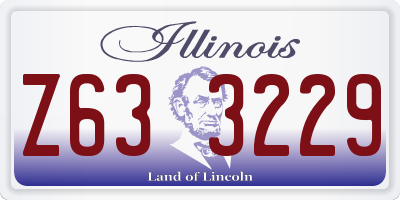 IL license plate Z633229