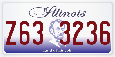 IL license plate Z633236