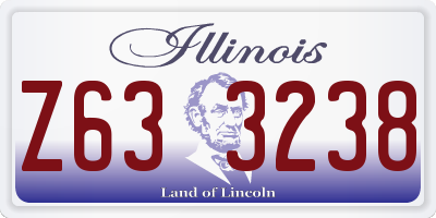 IL license plate Z633238
