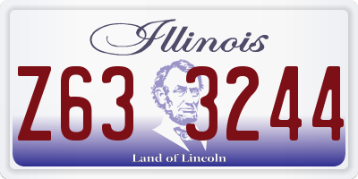IL license plate Z633244