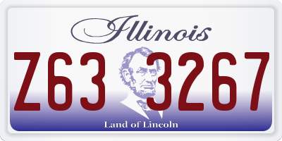 IL license plate Z633267