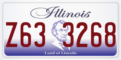 IL license plate Z633268
