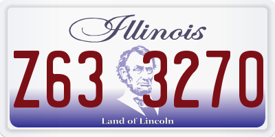 IL license plate Z633270