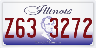 IL license plate Z633272
