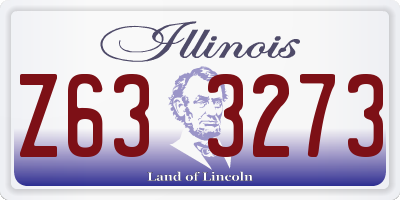 IL license plate Z633273
