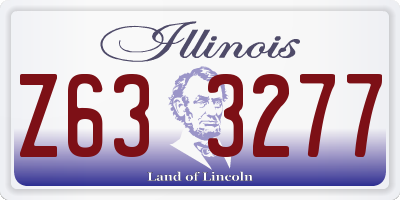 IL license plate Z633277
