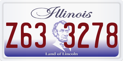 IL license plate Z633278
