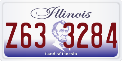 IL license plate Z633284