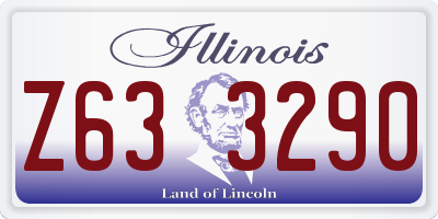 IL license plate Z633290