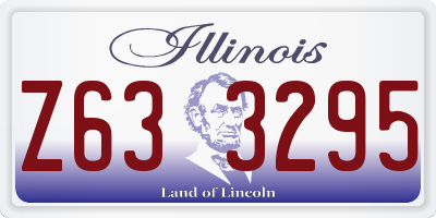 IL license plate Z633295