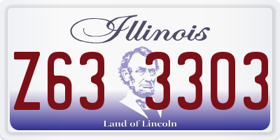 IL license plate Z633303