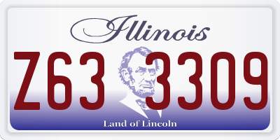 IL license plate Z633309