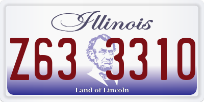 IL license plate Z633310