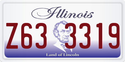 IL license plate Z633319