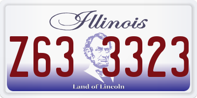 IL license plate Z633323