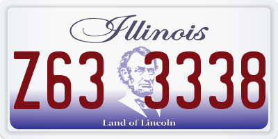 IL license plate Z633338