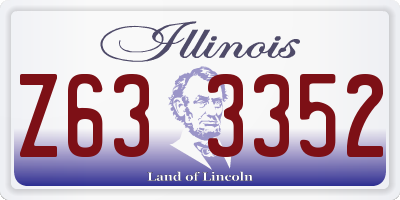 IL license plate Z633352