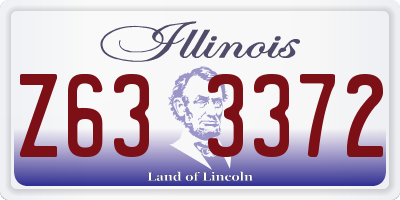 IL license plate Z633372