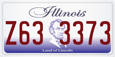 IL license plate Z633373