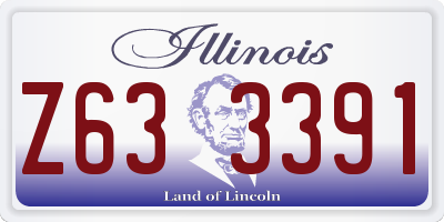 IL license plate Z633391