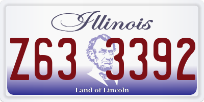 IL license plate Z633392