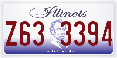 IL license plate Z633394