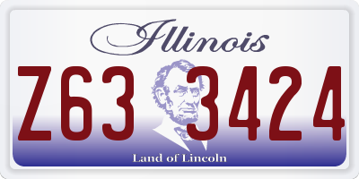 IL license plate Z633424