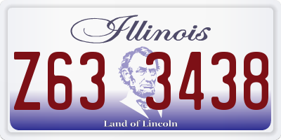 IL license plate Z633438