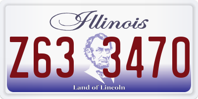 IL license plate Z633470