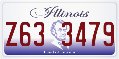 IL license plate Z633479