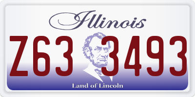 IL license plate Z633493